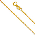 14K Yellow Gold Rolo Cable 1.2mm Chain - CH-0227