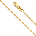 14K Yellow Gold D.C. Cable 1.6mm Chain - CH-0231