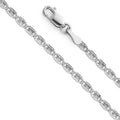 14K Yellow Gold Valentino with Star & Rail D.C. 2.1mm Chain - CH-0382