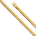 14K Yellow Gold Solid Solid Miami Cuban 7.9mm Chain - CH-0400