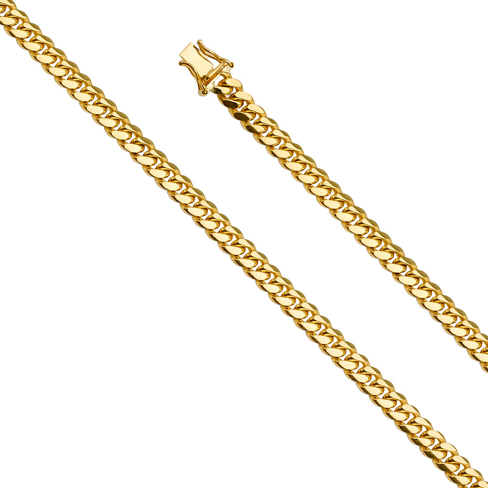 14K Yellow Gold Solid Solid Miami Cuban 5.9mm Chain - CH-0402