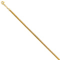 14K Yellow Gold Solid Solid Roundish Franco 3.3mm Chain - CH-0405