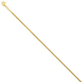 14K Yellow Gold Solid Solid Roundish Franco 2.2mm Chain - CH-0406