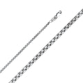 14K Yellow Gold Round Box D.C. 1.8mm Chain - CH-0453