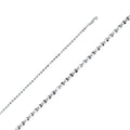 14K Yellow Gold Curved Mirror 2.2mm Chain - CH-0458