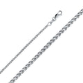 14K Yellow Gold Flat Square Open Franco 1.7mm Chain - CH-0461