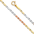 14K Yellow Gold Assorted Valentinos & Mariners 1.8mm Chain - CH-0488