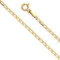14K Yellow Gold Assorted Pendant Chains 2mm Chain - CH-0490