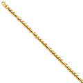 14K Yellow Gold Solid Assorted Solid Fancy Chains 6.1mm Chain - CH-0499