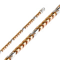 14K Yellow Gold Solid Assorted Solid Fancy Chains 6.1mm Chain - CH-0500