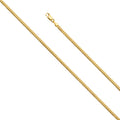 14K Yellow Gold Solid Solid Miami Cuban 2.6mm Chain - CH-0521