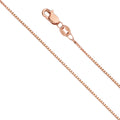 14K Yellow Gold Assorted Pink Gold Pendant Chains 0.8mm Chain - CH-0556