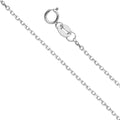 14K Yellow Gold Oval Angled D.C. Cable 1.2mm Chain - CH-0560