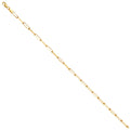 14K Yellow Gold Solid Solid Paper Clip 2.7mm Chain - CH-0570