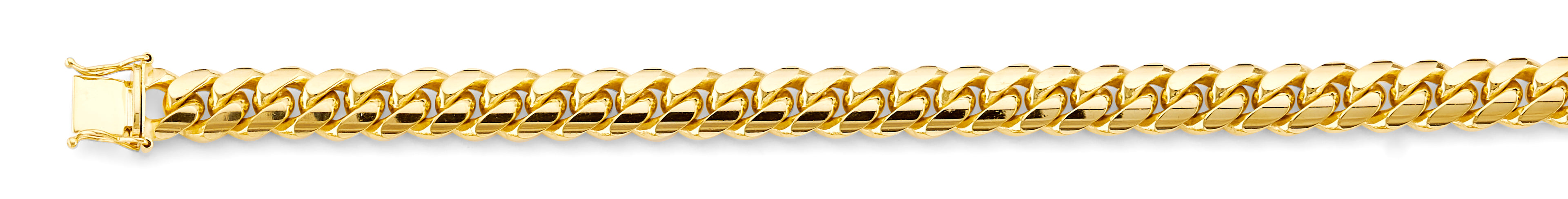 14K Yellow Gold Solid Solid Miami Cuban 9.1mm Chain - CH-0630
