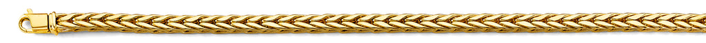 14K Yellow Gold Hollow Assorted Hollow Fancy Chains 4.5mm Chain - CH-0644