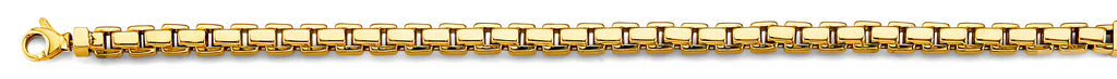 14K Yellow Gold Hollow Assorted Hollow Fancy Chains 5.4mm Chain - CH-0645