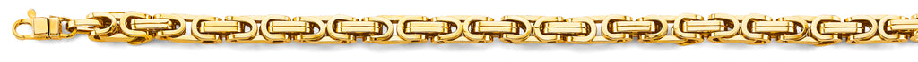 14K Yellow Gold Hollow Assorted Hollow Fancy Chains 6.3mm Chain - CH-0650