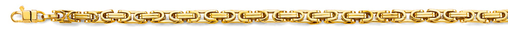 14K Yellow Gold Hollow Assorted Hollow Fancy Chains 5mm Chain - CH-0651