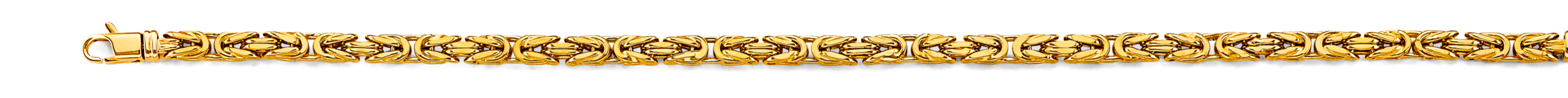 14K Yellow Gold Hollow Assorted Hollow Fancy Chains 3.5mm Chain - CH-0655