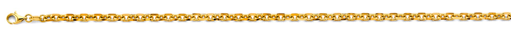 14K Yellow Gold Solid Assorted Solid Fancy Chains 2.9mm Chain - CH-0666