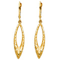 14K Yellow Gold Hanging Earring - ER22