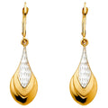 14K Yellow Gold Hanging Earring - ER23
