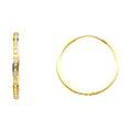14K Yellow Gold Hoop Earring - ER212