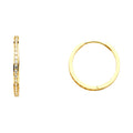 14K Yellow Gold Hoop Earring - ER213