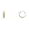 14K Yellow Gold Huggies Earring - ER223