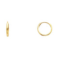 14K Yellow Gold Huggies Earring - ER224