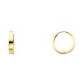 14K Yellow Gold Huggies Earring - ER227