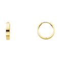 14K Yellow Gold Huggies Earring - ER228