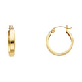 14K Yellow Gold Huggies Earring - ER229