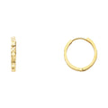 14K Yellow Gold Huggies Earring - ER231
