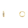 14K Yellow Gold Huggies Earring - ER236