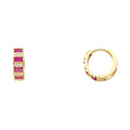 14K Yellow Gold Huggies Earring - ER251