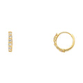14K Yellow Gold Huggies Earring - ER255