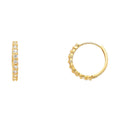 14K Yellow Gold Huggies Earring - ER257