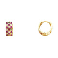14K Yellow Gold Hoop Earring - ER265