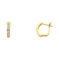 14K Yellow Gold Hoop Earring - ER280