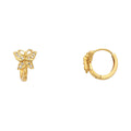 14K Yellow Gold Huggies Earring - ER289
