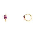 14K Yellow Gold Huggies Earring - ER292