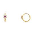 14K Yellow Gold Huggies Earring - ER297