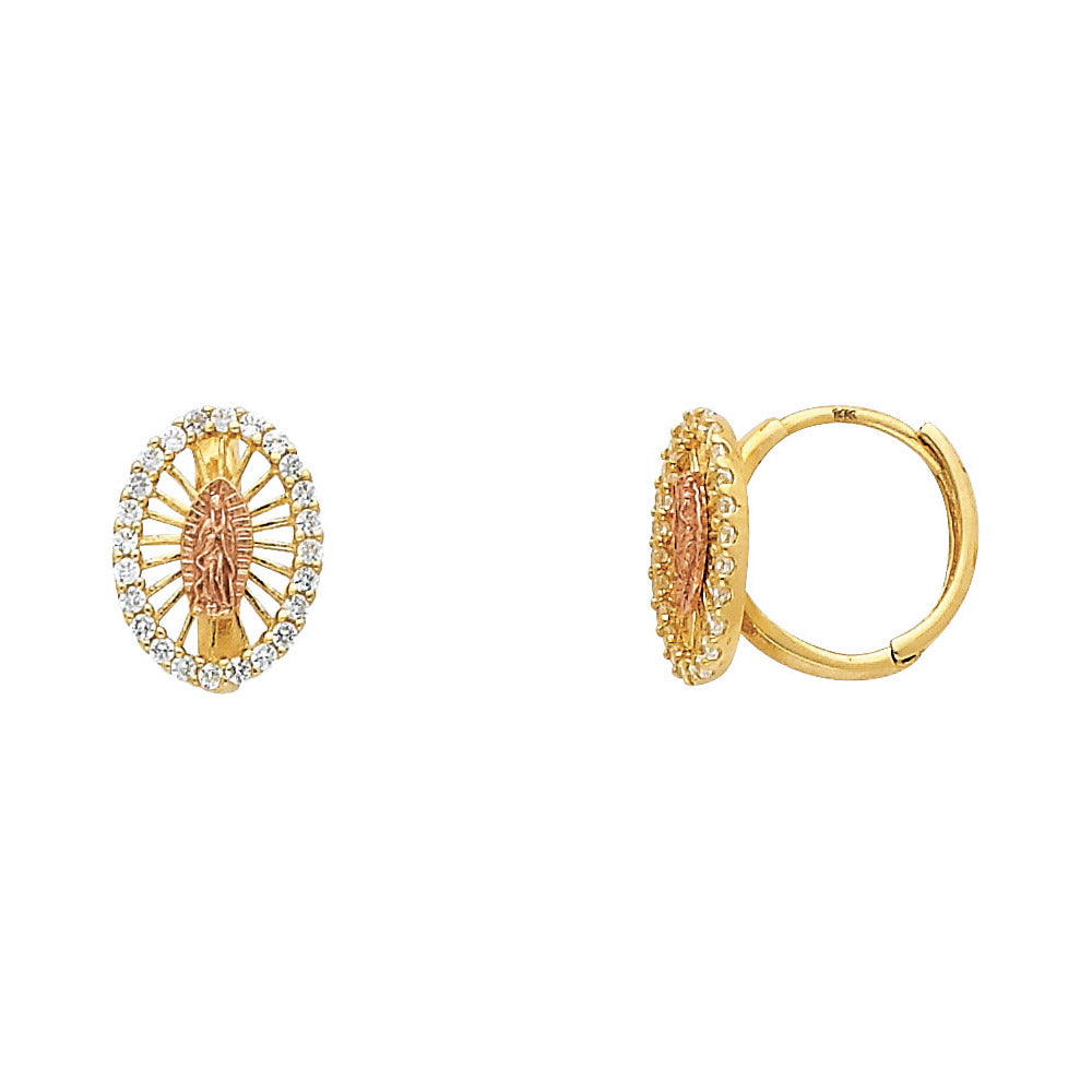 14K Yellow Gold Huggies Earring - ER311