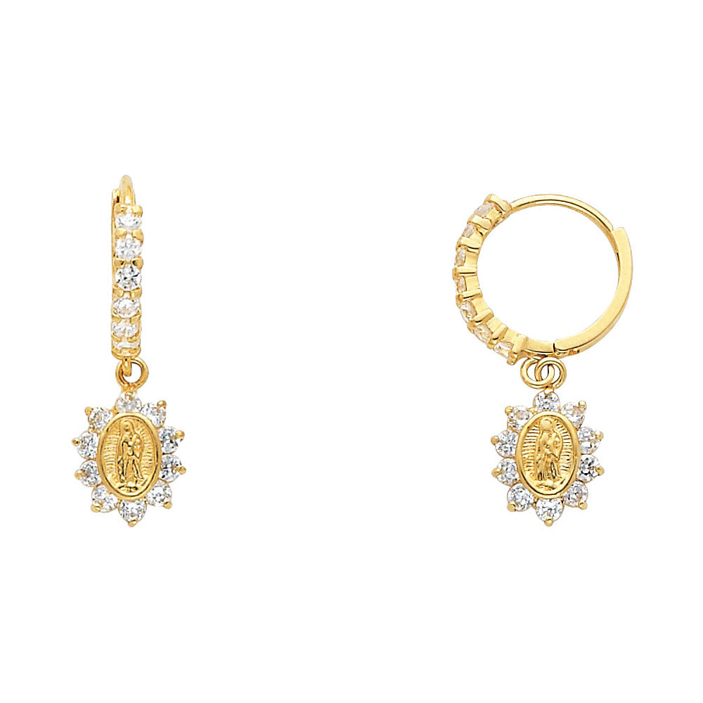 14K Yellow Gold Huggies Earring - ER312