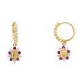 14K Yellow Gold Huggies Earring - ER313