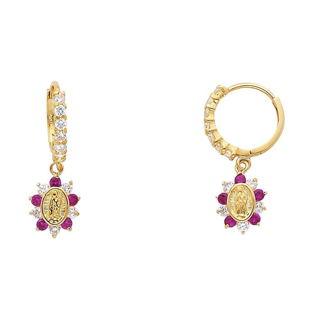 14K Yellow Gold Huggies Earring - ER313