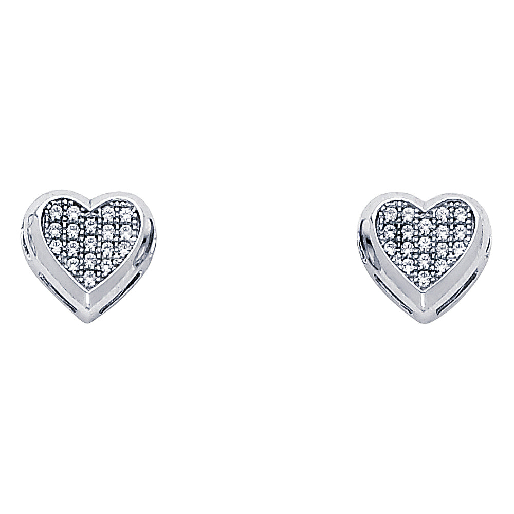 14K Yellow Gold Half Set - ER319