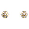 14K Yellow Gold Half Set - ER322